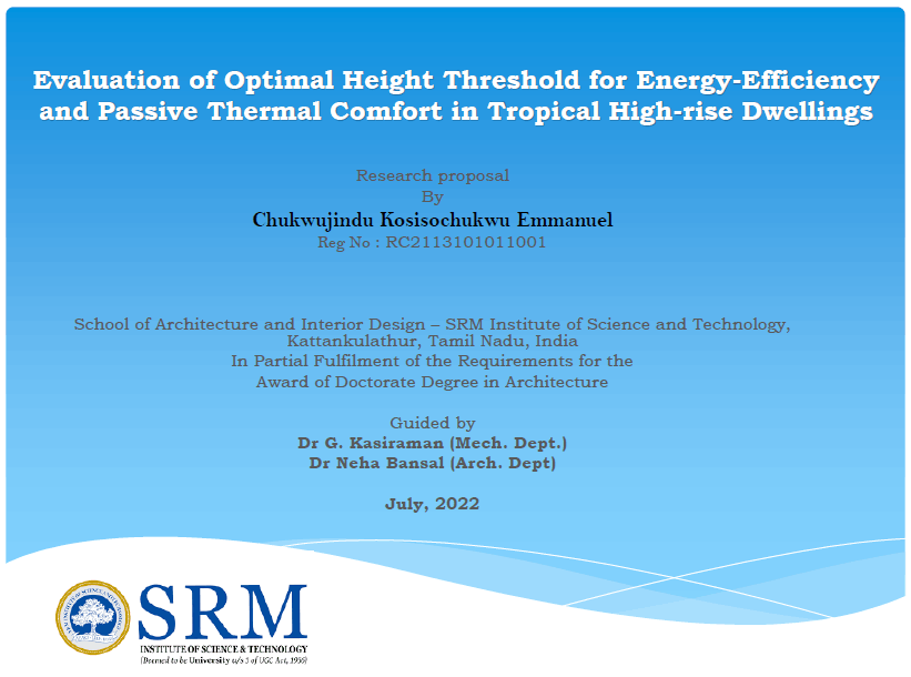 Evaluation of Optimal Height Threshold for Passive Thermal Comfort in Tropical Highrise Dwellings